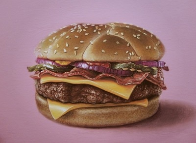 Cheeseburger portrait